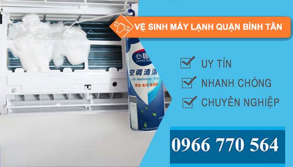 Vệ sinh máy lạnh Quận Bình Tân uy tín