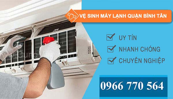 Vệ sinh máy lạnh Quận Bình Tân
