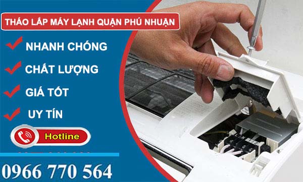tháo lắp di dời máy lạnh quận phú nhuận