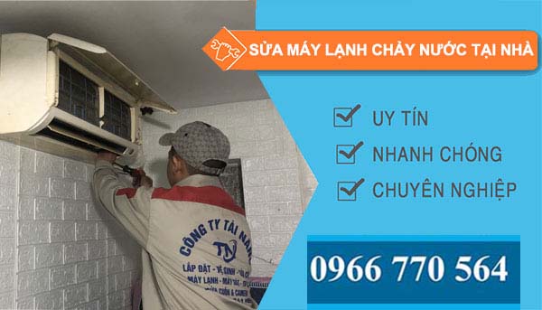 Sửa chữa máy lạnh chảy nước