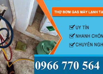 thợ bơm gas máy lạnh tại nhà