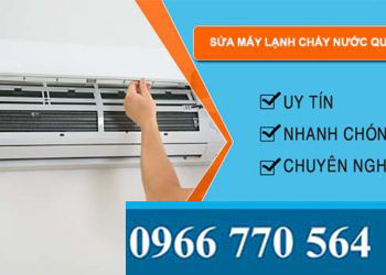 sửa máy lạnh chảy nước quận 6