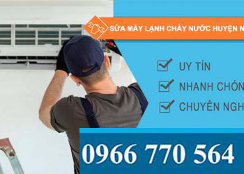thi công sửa máy lạnh chảy nước huyện nhà bè