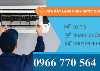 thi công sửa máy lạnh chảy nước quận 10