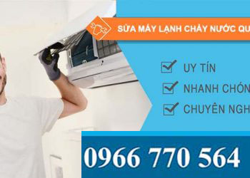 thi công sửa máy lạnh chảy nước quận 8