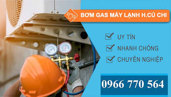 bơm gas máy lạnh huyện củ chi