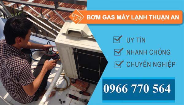 bơm gas máy lạnh thuận an