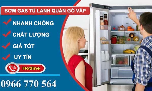 dịch vụ bơm gas tủ lạnh quận gò vấp