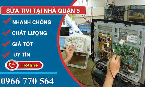 thi công sửa tivi tại nhà quận 5