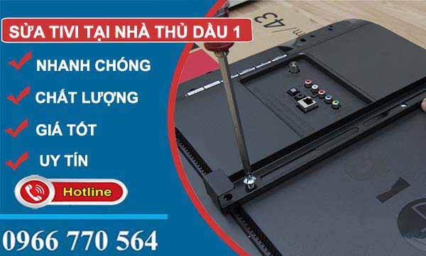 thi công sửa tivi tại nhà Thủ Dầu Một
