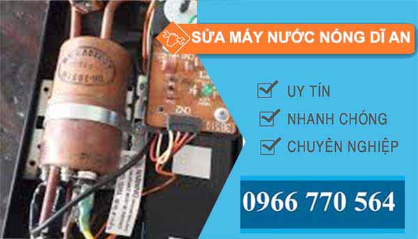 dịch vụ sửa máy nước nóng dĩ an