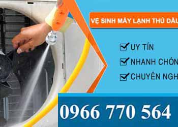 thi công vệ sinh máy lạnh thủ dầu một