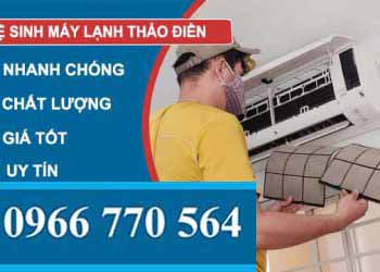 dịch vụ vệ sinh máy lạnh thảo điền