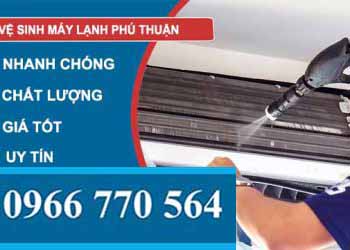 dịch vụ vệ sinh máy lạnh phú thuận