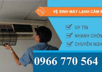 vệ sinh máy lạnh cẩm mỹ