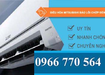 điều hòa mitsubishi báo lỗi chớp đèn 2 lần