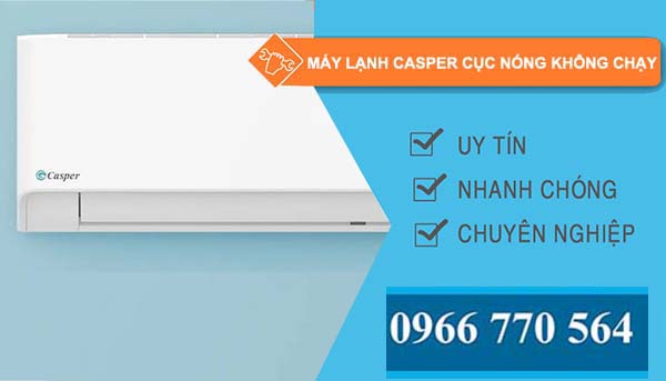 máy lạnh casper cục nóng không chạy