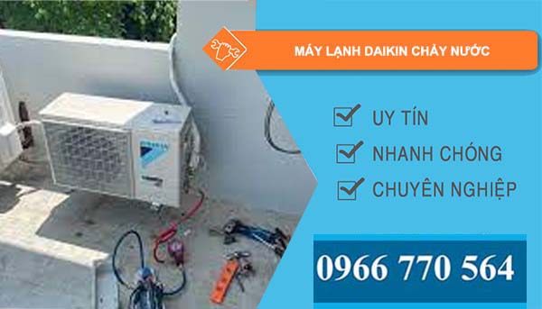 máy lạnh daikin chảy nước
