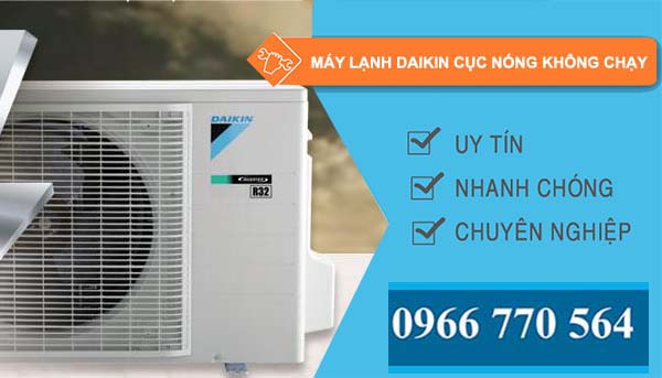 máy lạnh daikin cục nóng không chạy