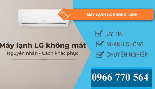 máy lạnh lg không lạnh