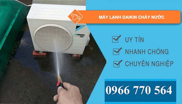 nguyên nhân máy lạnh daikin chảy nước