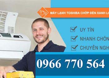 nguyên nhân máy lạnh toshiba chớp đèn xanh liên tục