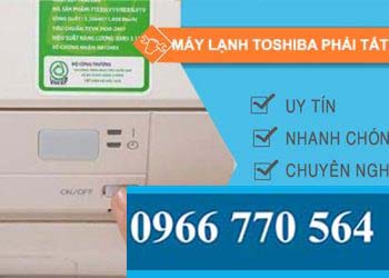 nguyên nhân máy lạnh toshiba phải tắt 2 lần