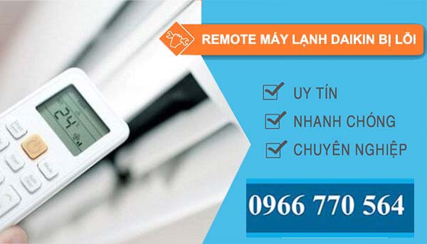 remote máy lạnh daikin bị lỗi