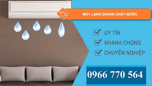 sửa máy lạnh daikin chảy nước