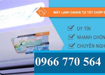sửa máy lạnh daikin tự tắt chớp đèn