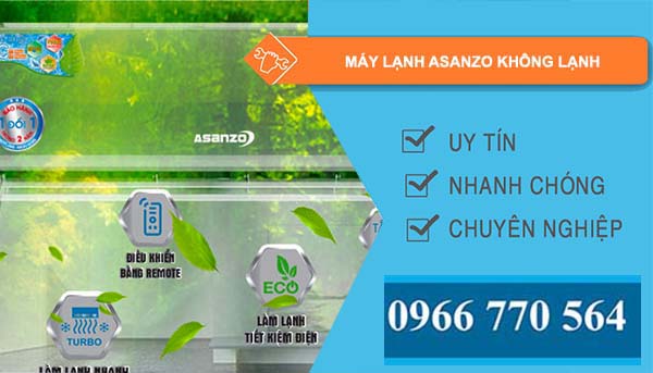 máy lạnh asanzo không lạnh