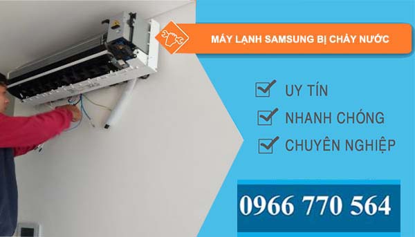 máy lạnh samsung bị chảy nước