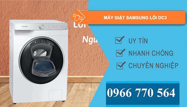 nguyên nhân máy giặt samsung lỗi dc3