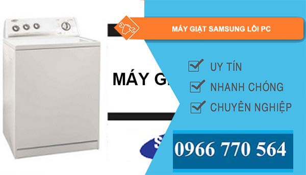 nguyên nhân máy giặt samsung lỗi pc