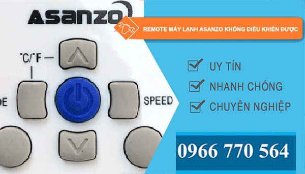 nguyên nhân remote máy lạnh asanzo không điều khiển được