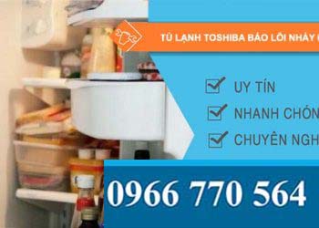 nguyên nhân tủ lạnh toshiba báo lỗi nháy đèn