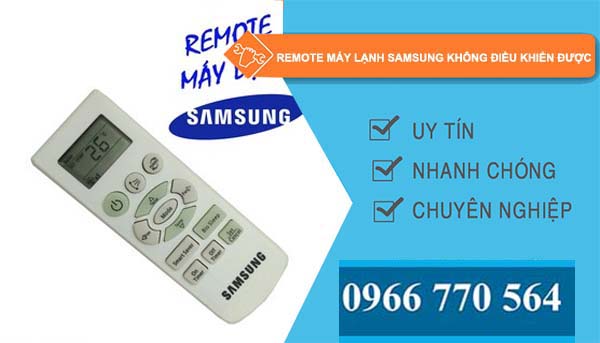 remote máy lạnh samsung không điều khiển được