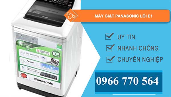 sửa máy giặt panasonic lỗi e1
