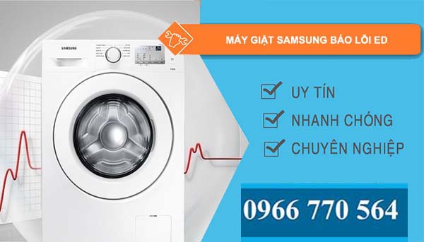 sửa máy giặt samsung báo lỗi ed