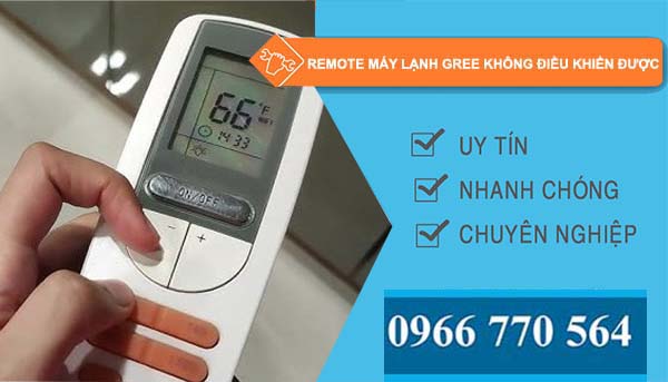 sửa remote máy lạnh gree không điều khiển được