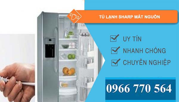 sửa tủ lạnh sharp mất nguồn