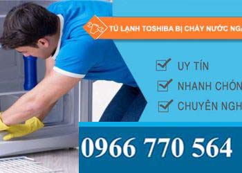 tủ lạnh toshiba bị chảy nước ngăn mát